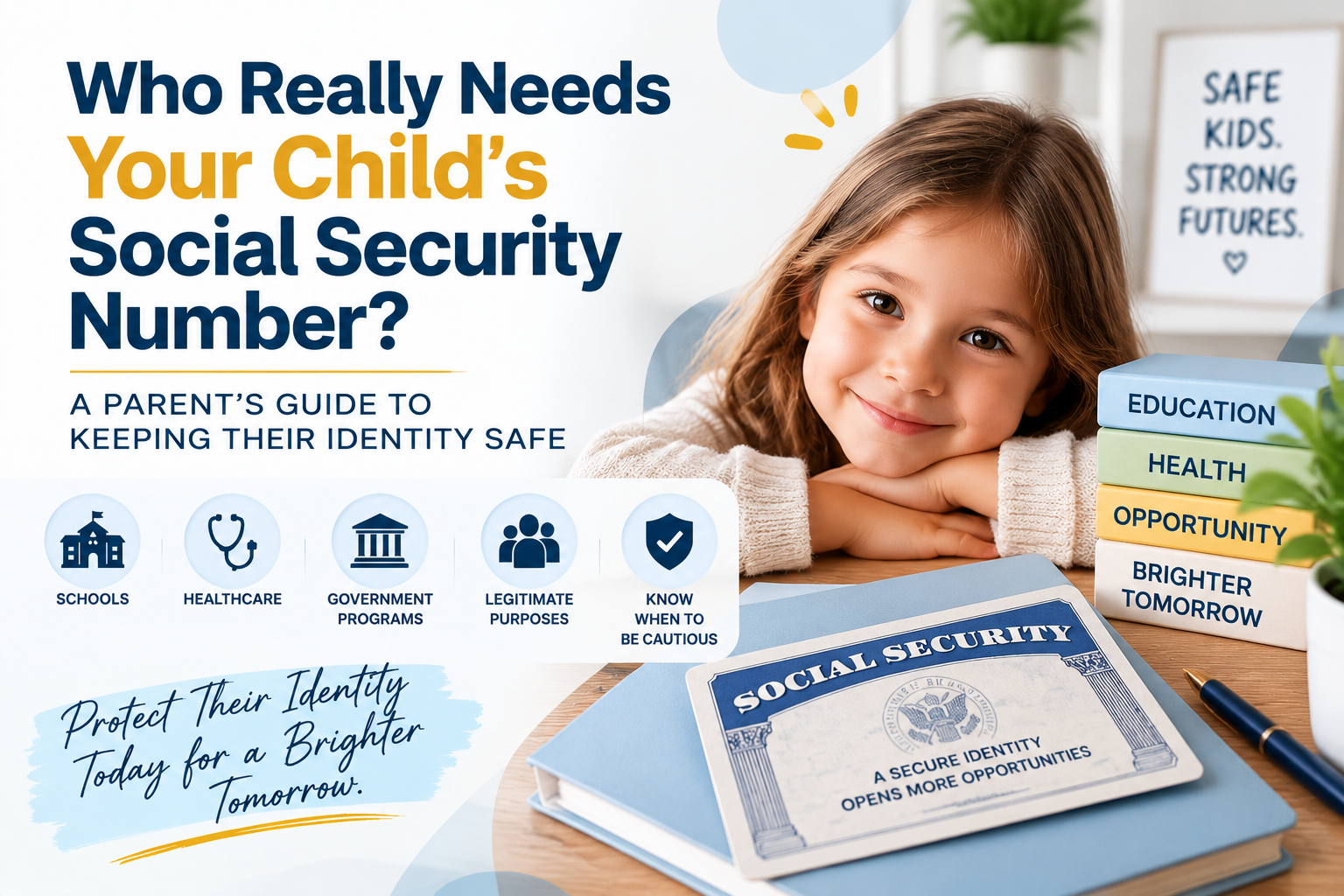 who needs my child's social security number
